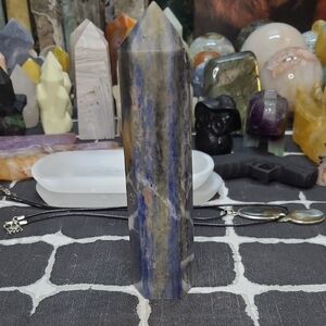 Sodalite Tower 6 1/4in Tall 1 3/8w